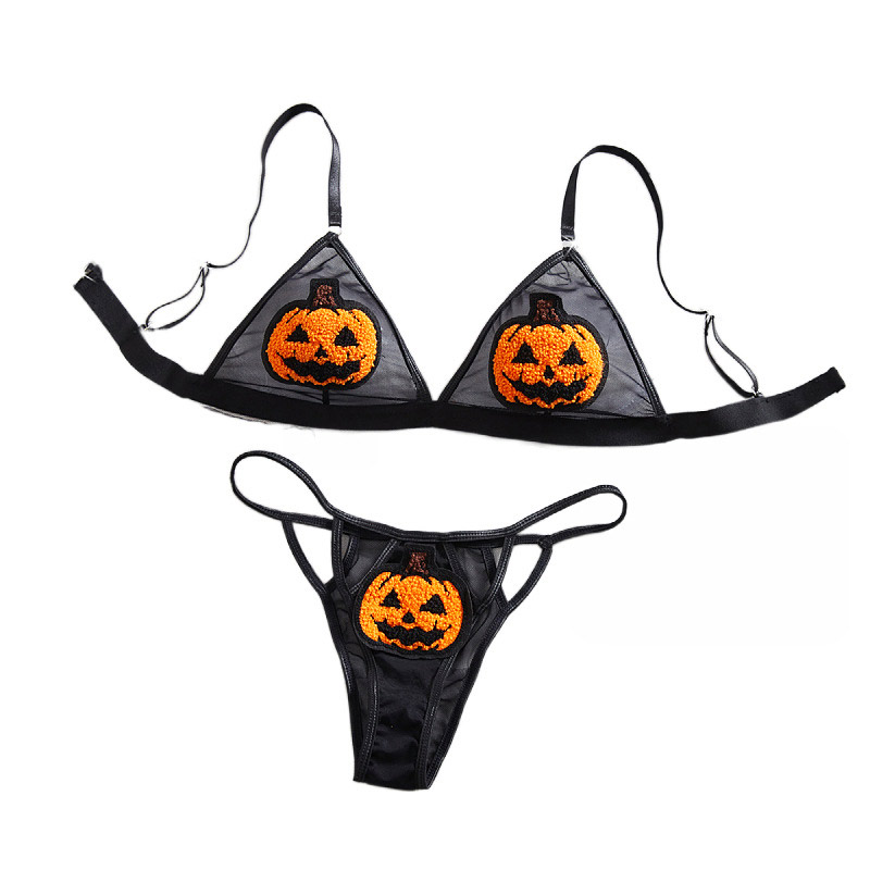 Lace Bralette Set - Sexy Bra Brief Set Halloween Festival